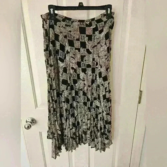 Emma James Vtg Black And White Skirt Size 10 - Picture 2 of 3